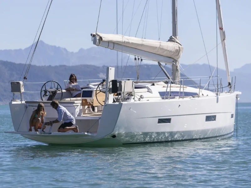 Dufour 430 Alice in Wonderland boat image