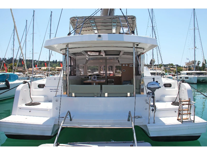 Bali Catspace METAL BLUE boat image