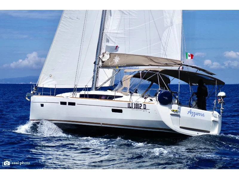 Sun Odyssey 479 Azzurra - Solar Panel boat image