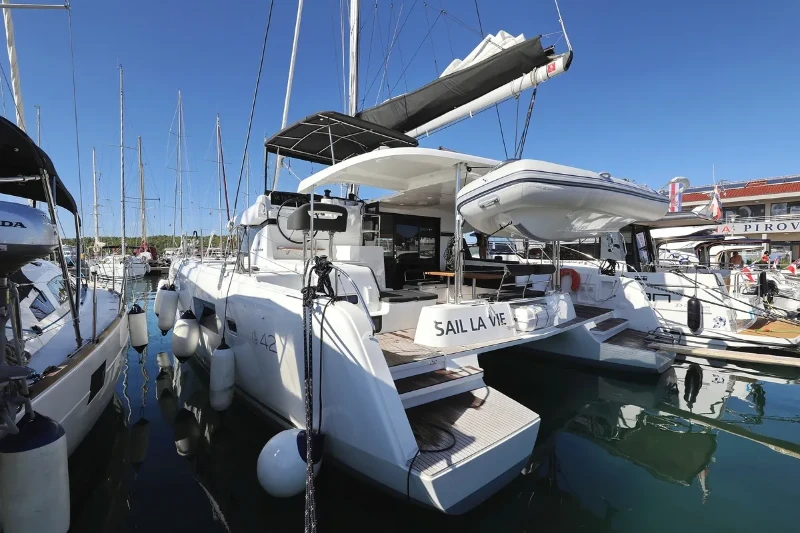 Lagoon 42 Sail la Vie boat image
