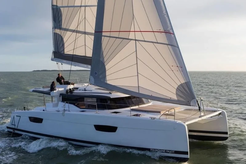Fountaine Pajot Saona 47 Quintet - 5 + 1 cab. Red Rose boat image